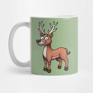 Happy Cartoon Male Deer Mug